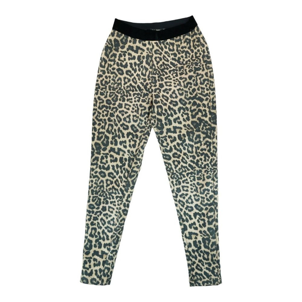 Zara Basic Animal Print Women's Pants Size Small S - Polyester/Elastane